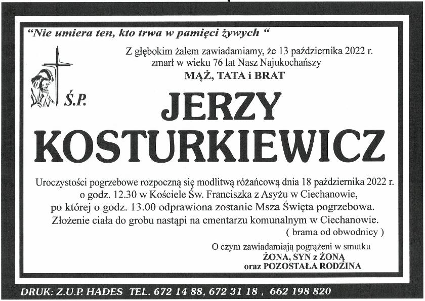 JERZY KOSTURKIEWICZ