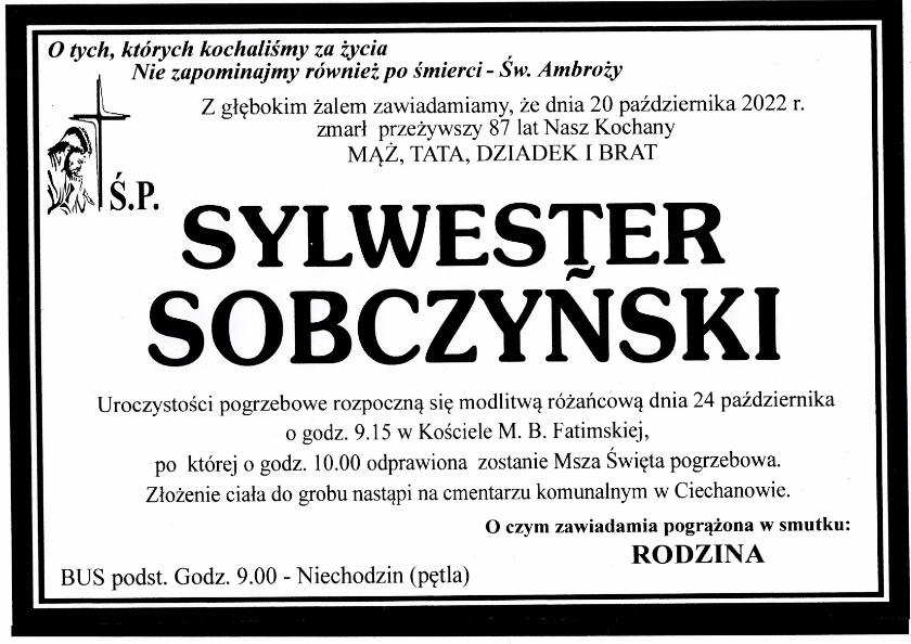 SYLWESTER SOBCZYŃSKI
