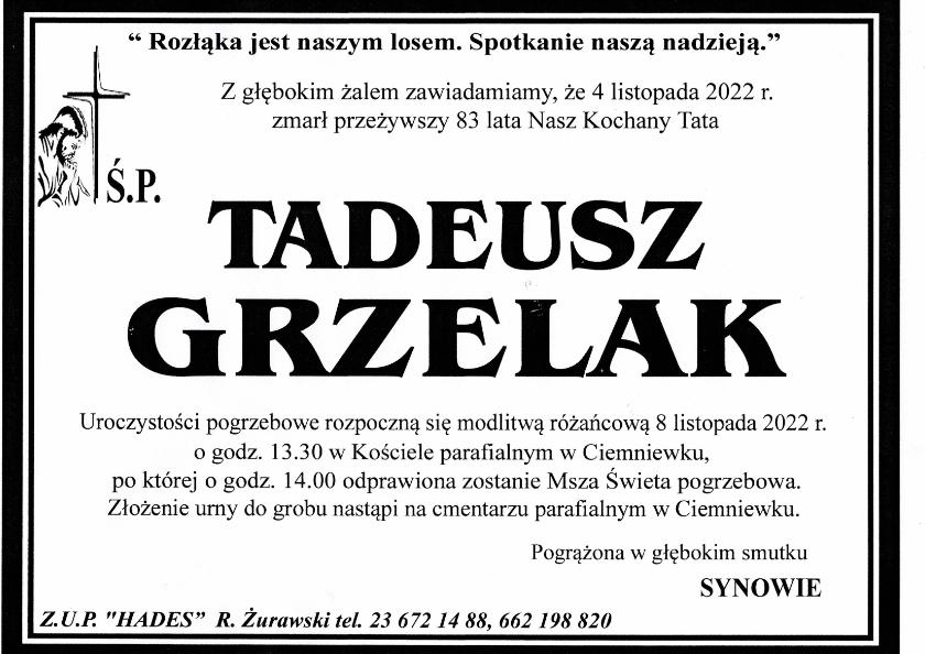 TADEUSZ GRZELAK