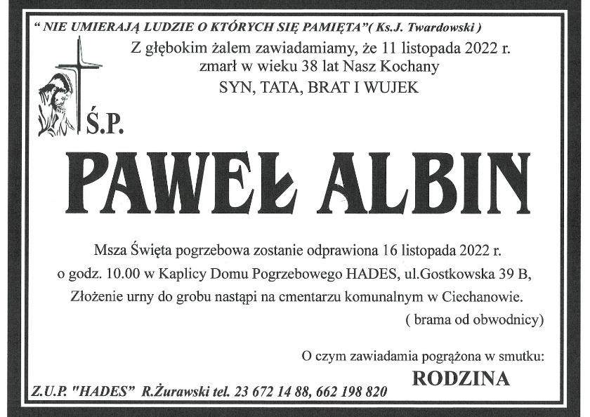 Paweł Albin