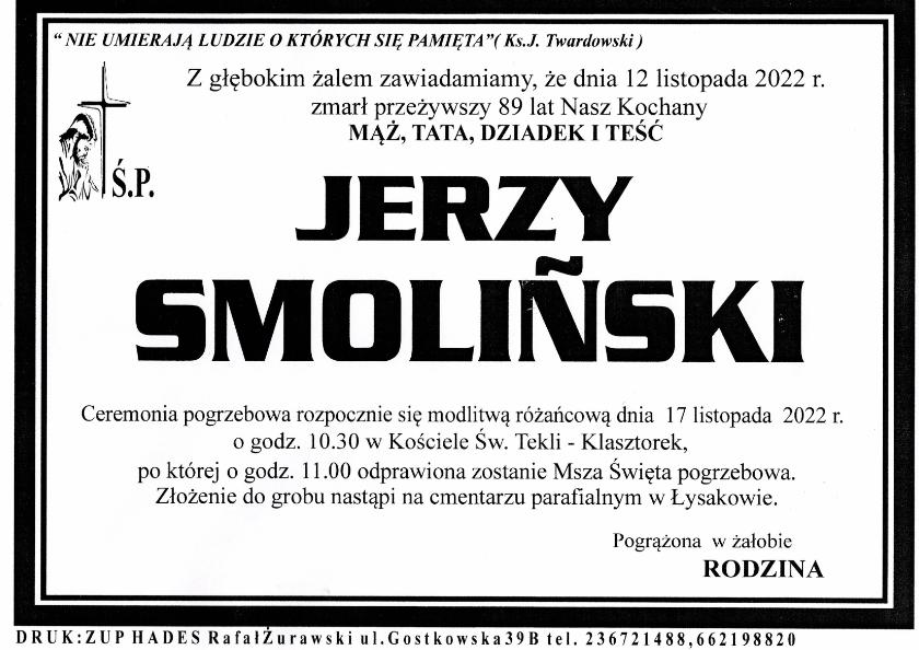 JERZY SMOLIŃSKI