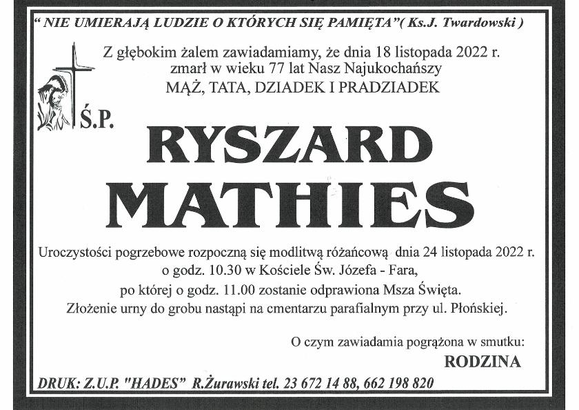 RYSZARD MATHIES