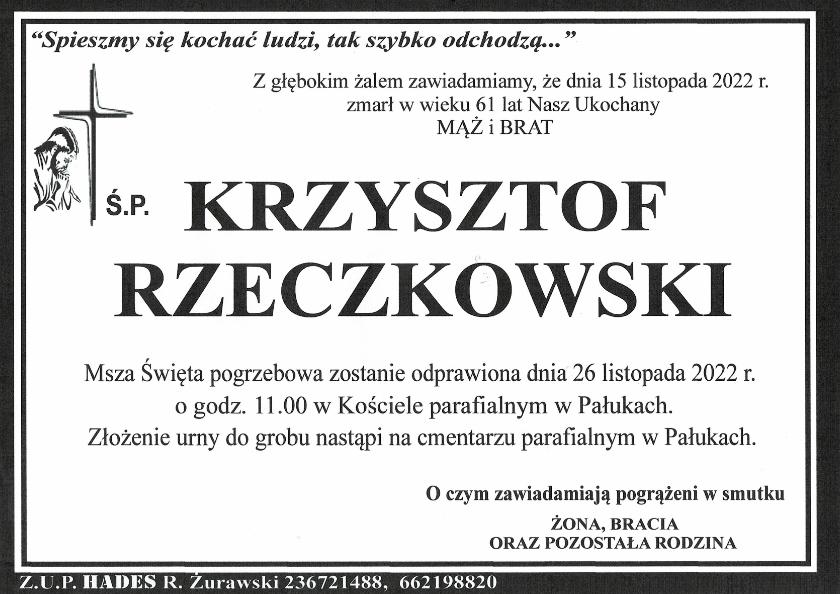 KRZYSZTOF RZECZKOWSKI