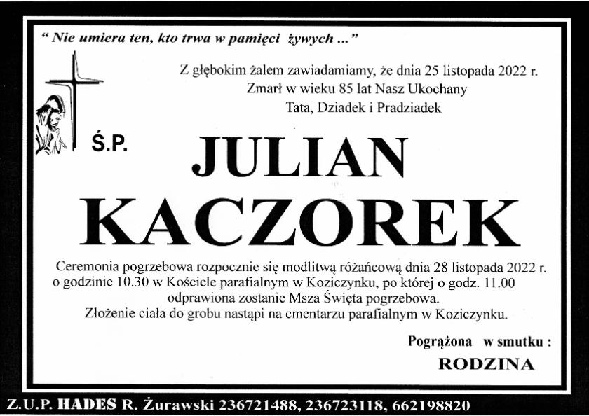 JULIAN KACZOREK