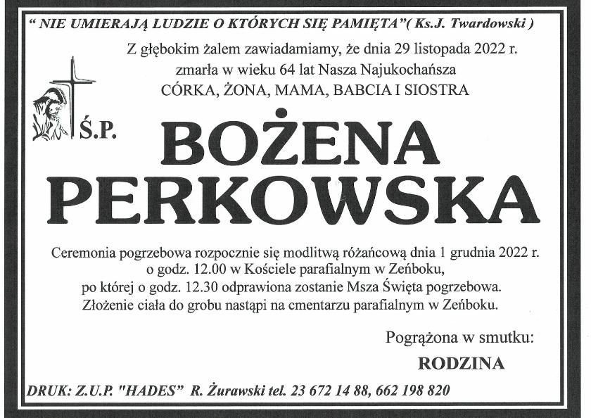 BOŻENA PERKOWSKA