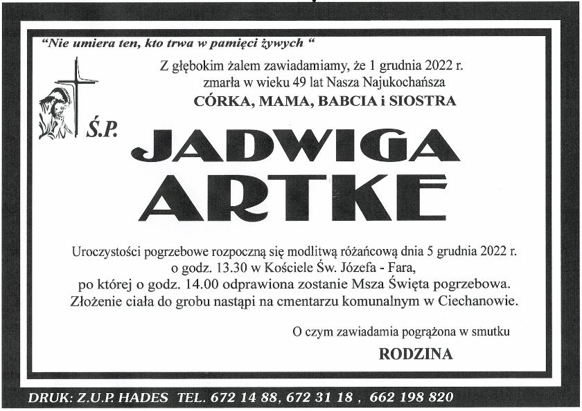 JADWIGA ARTKE