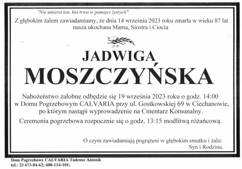 Jadwiga Moszczyńska