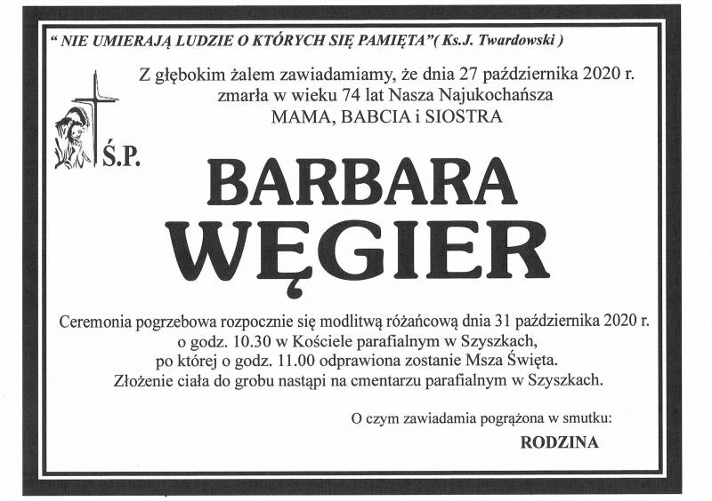 BARBARA WĘGIER