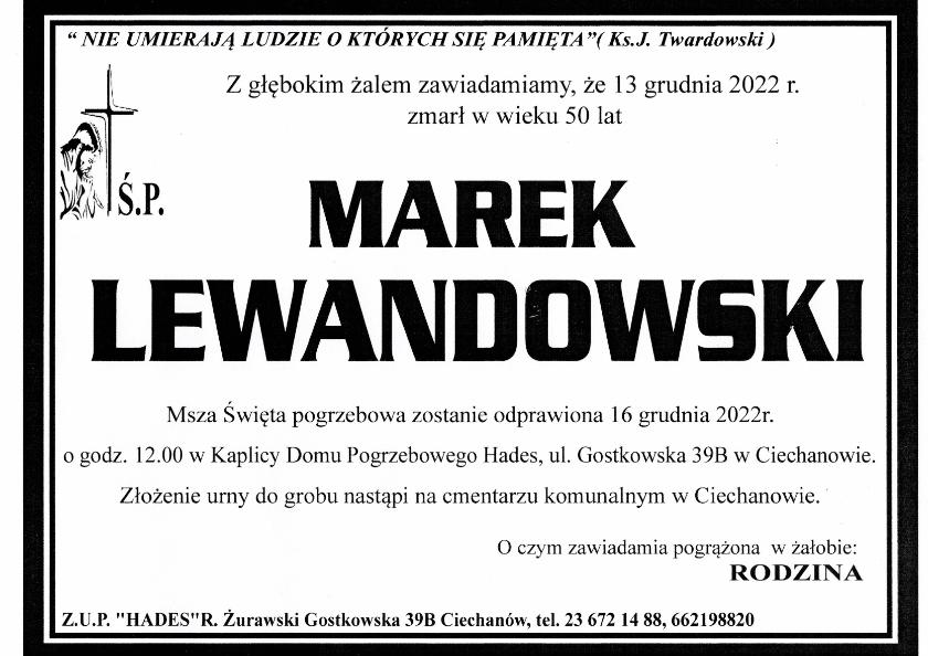 MAREK LEWANDOWSKI