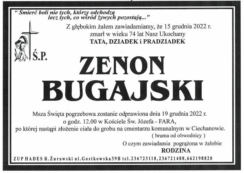 ZENON BUGAJSKI