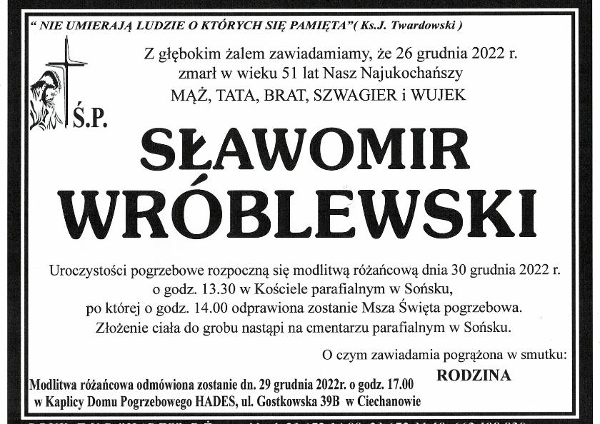 SŁAWOMIR WRÓBLEWSKI