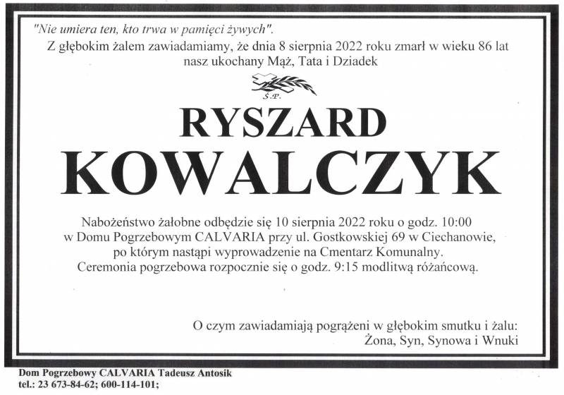 Ryszard Kowalczyk
