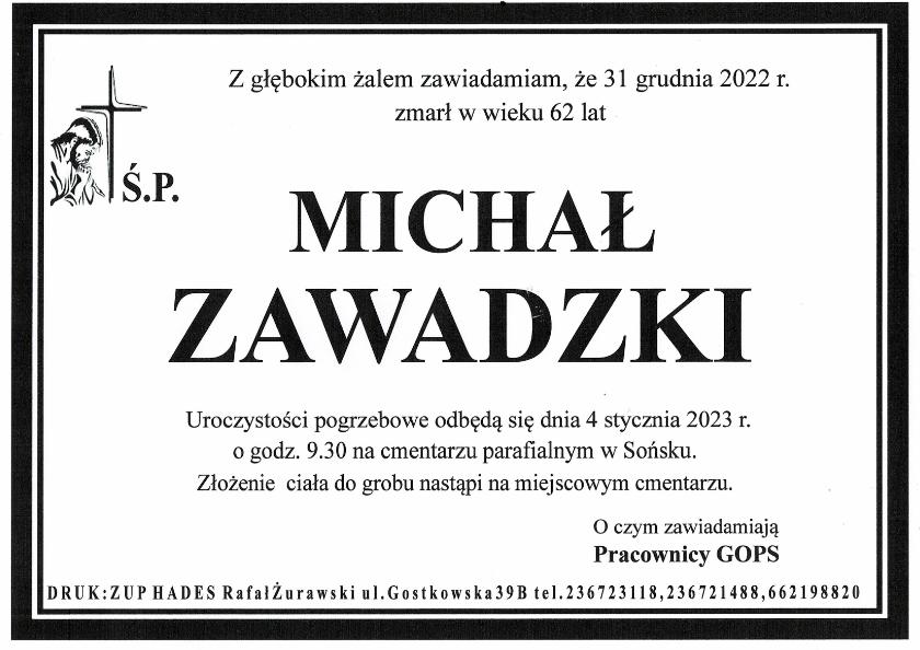 MICHAŁ ZAWADZKI