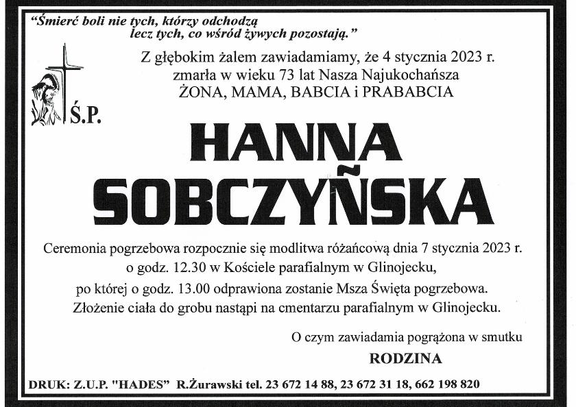 HANNA SOBCZYŃSKA