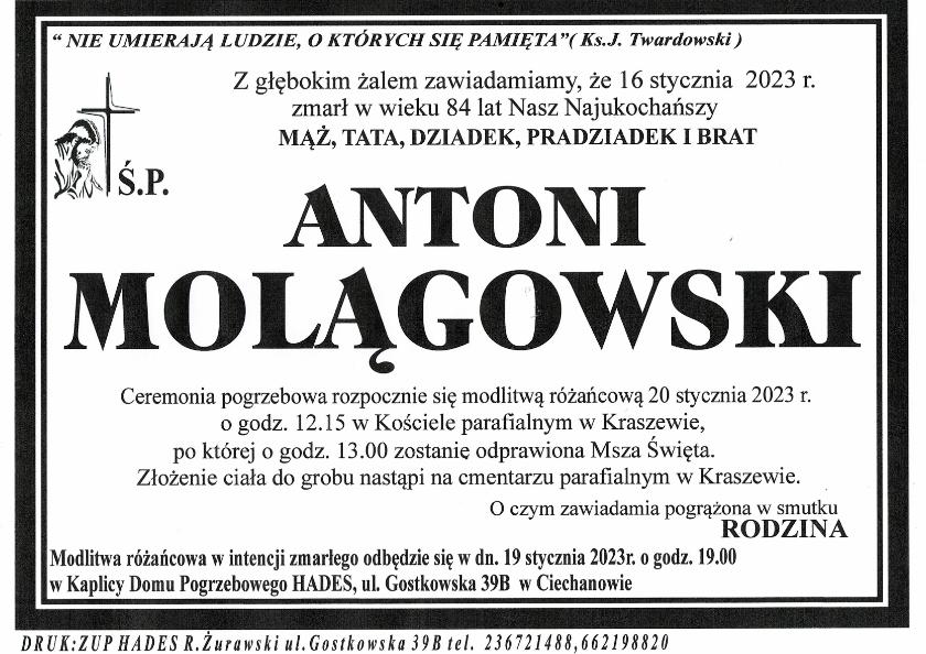 ANTONI MOLĄGOWSKI