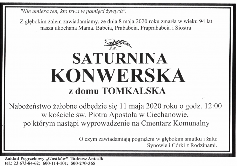 Saturnina Konwerska