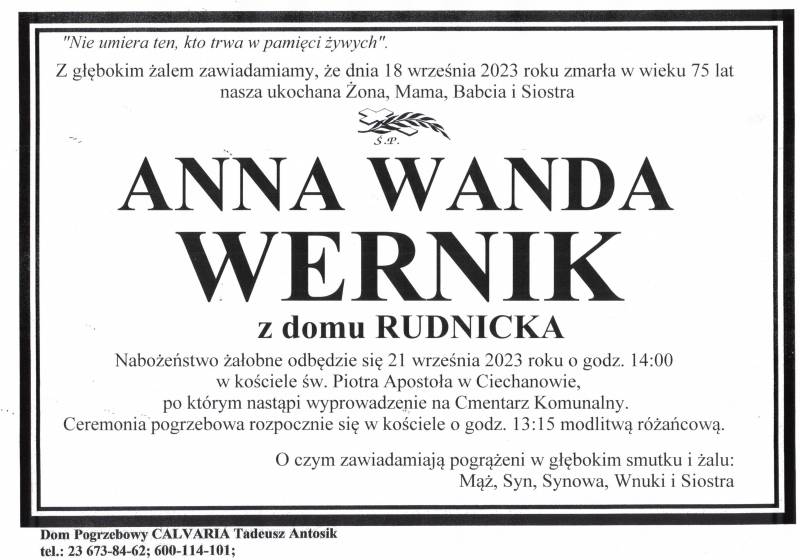 Anna Wanda Wernik
