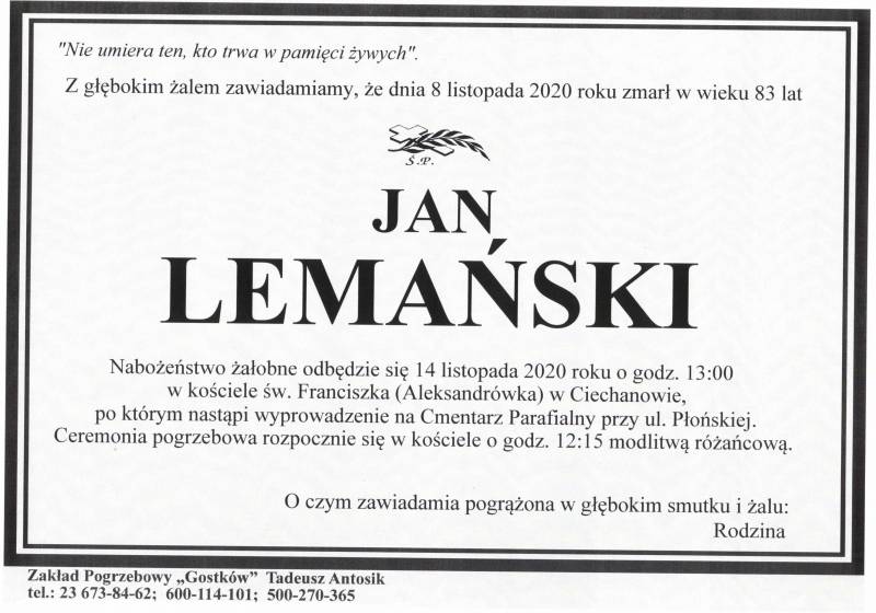Jan Lemański