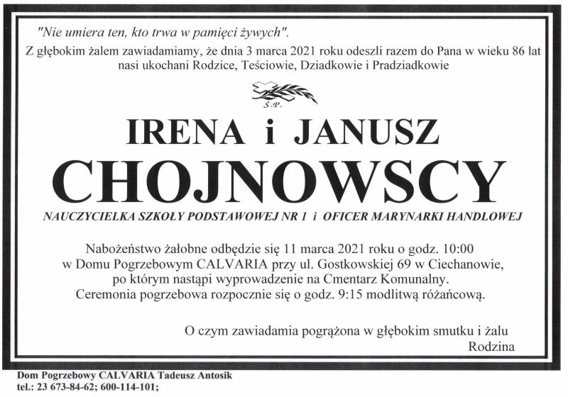 Irena Chojnowska