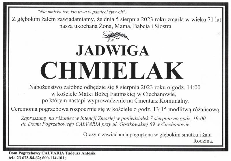 Jadwiga Chmielak