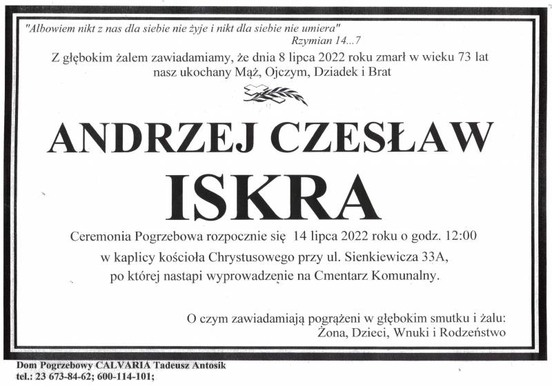 Andrzej Czesław Iskra