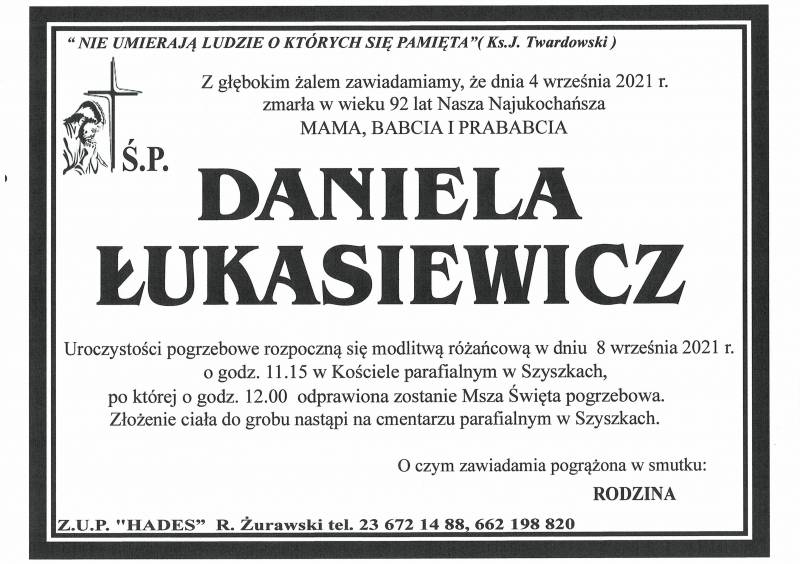 DANIELA ŁUKASIEWICZ