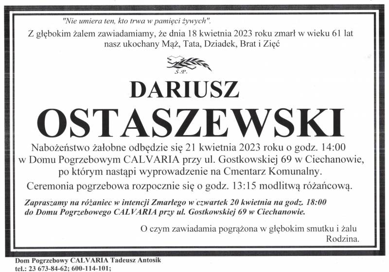 Dariusz Ostaszewski