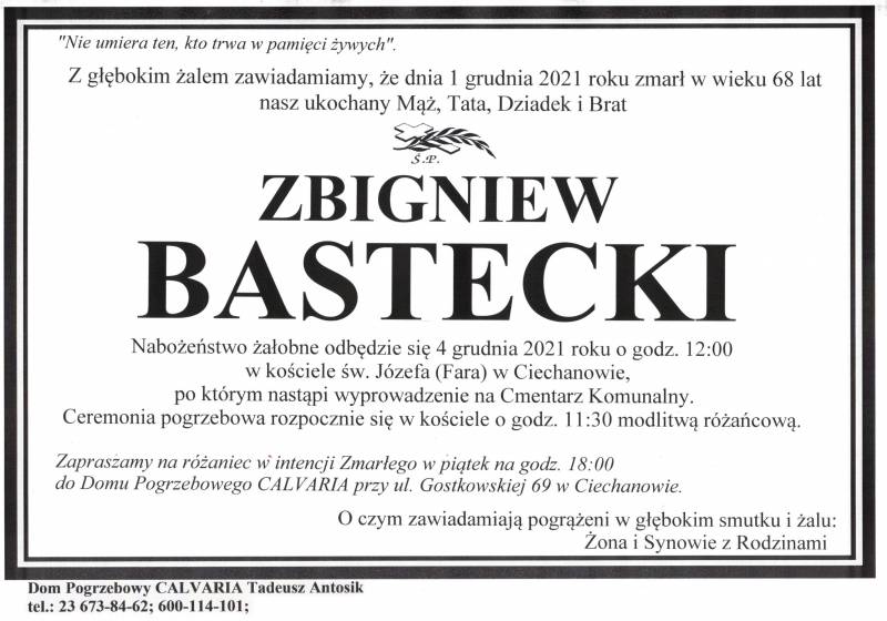 Zbigniew Bastecki