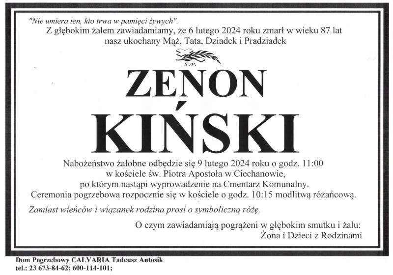 Zenon Kiński