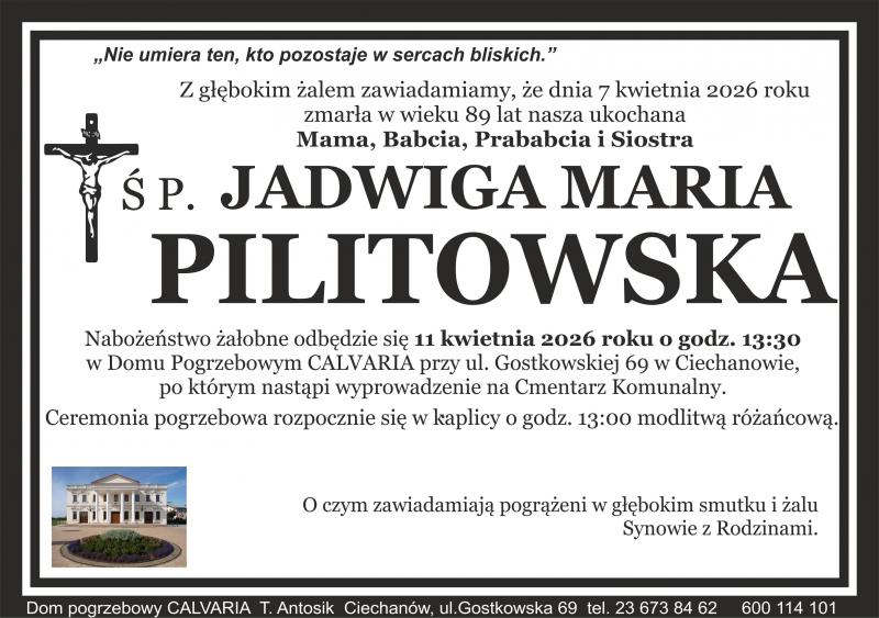 Jadwiga Maria Pilitowska