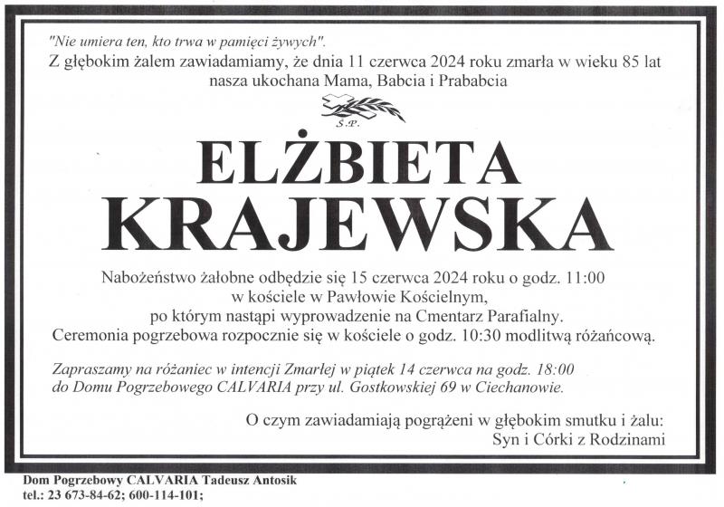 Elżbieta Krajewska