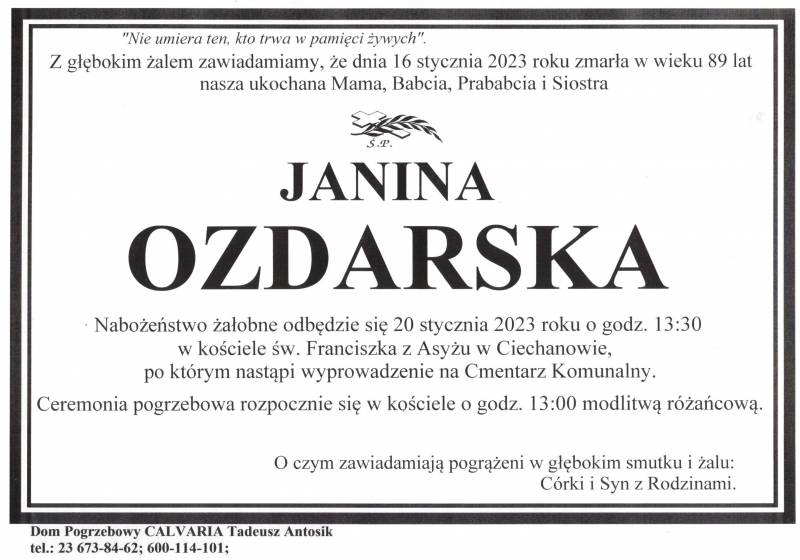 Janina Ozdarska