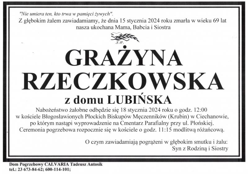 Grażyna Rzeczkowska