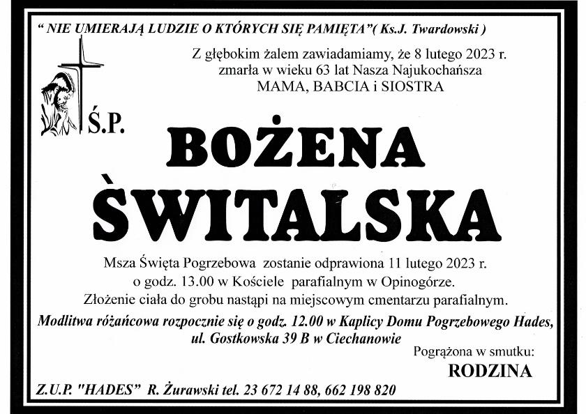 Bożena Świtalska