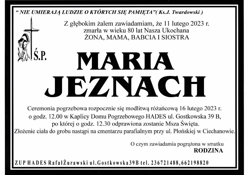 MARIA JEZNACH