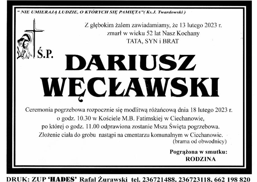 DARIUSZ WĘCŁAWSKI