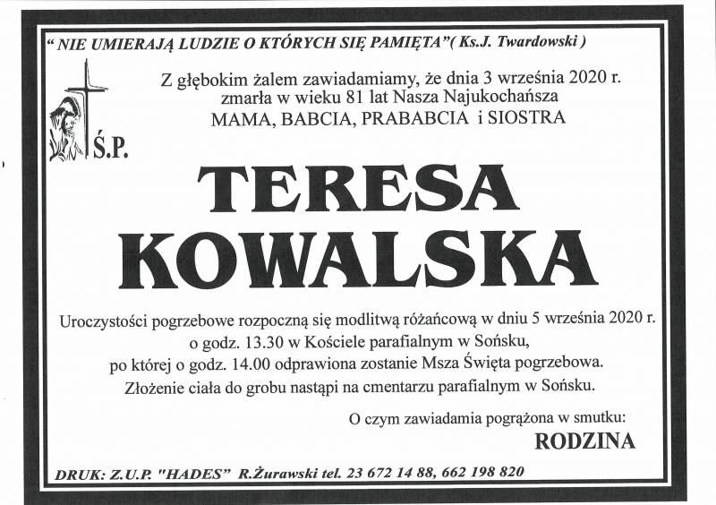Teresa Kowalska