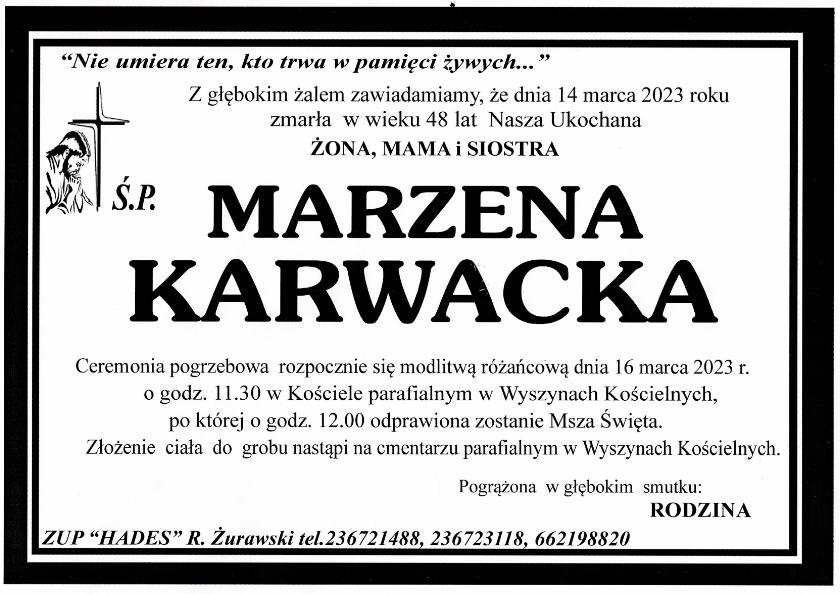 MARZENA KARWACKA