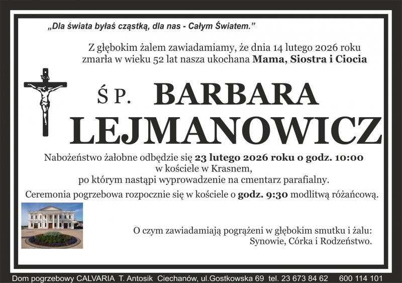 Barbara Lejmanowicz