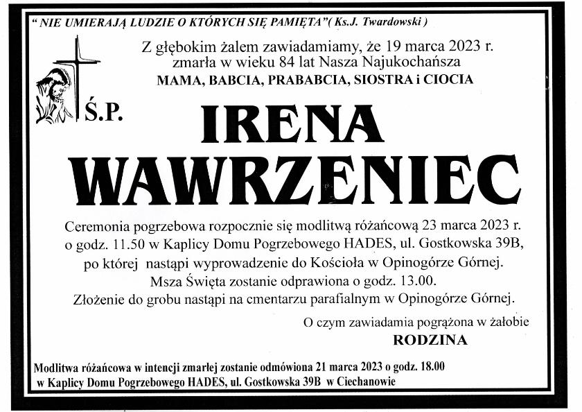 IRENA WAWRZENIEC