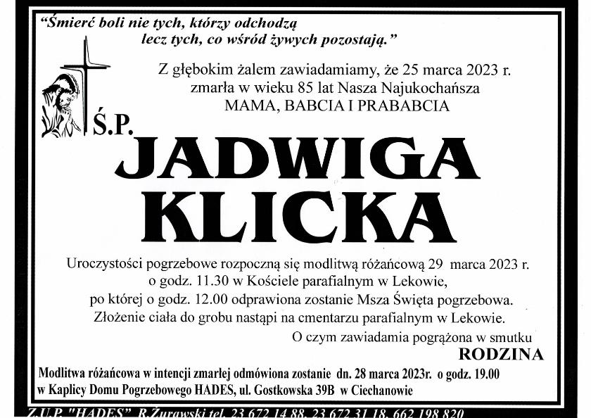JADWIGA KLICKA