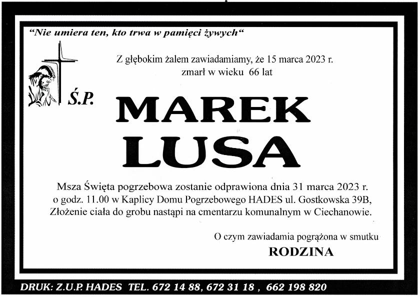 MAREK LUSA