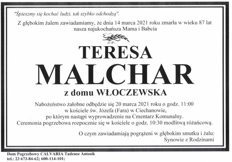 Teresa Malchar