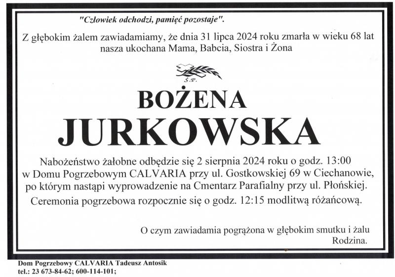 Bożena Jurkowska