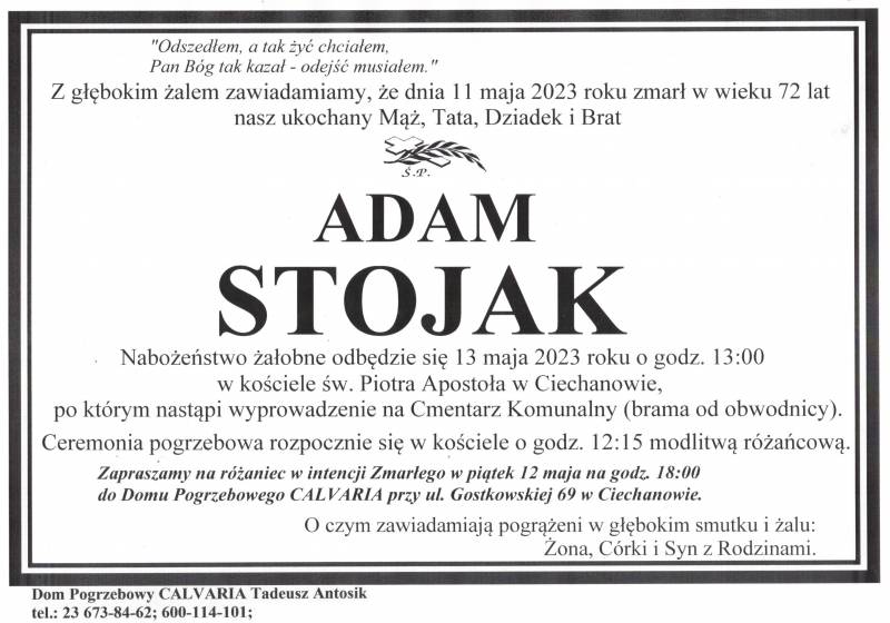 Adam Stojak