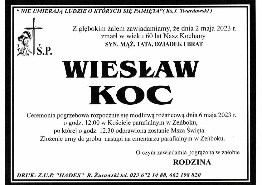 WIESŁAW KOC
