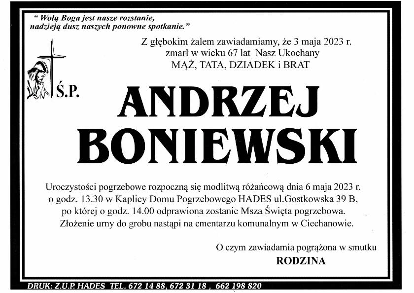 ANDRZEJ BONIEWSKI