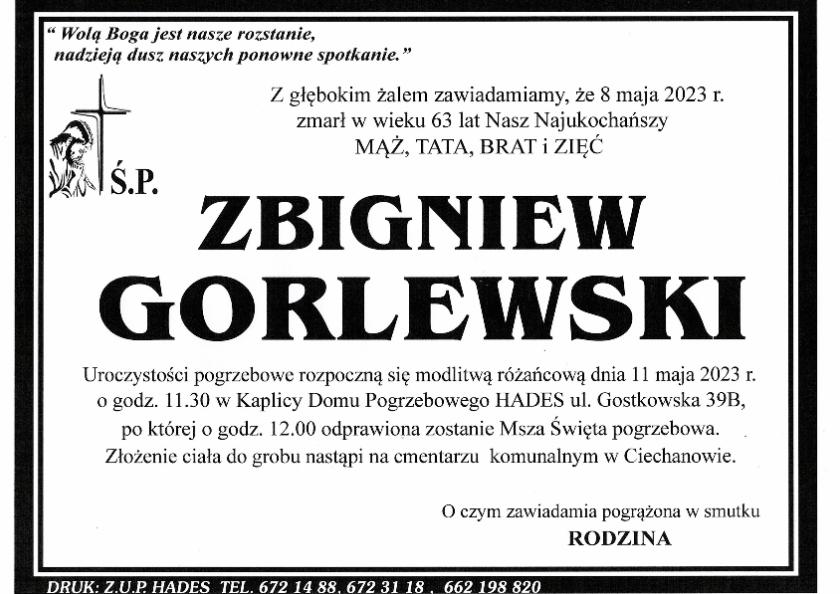 ZBIGNIEW GORLEWSKI