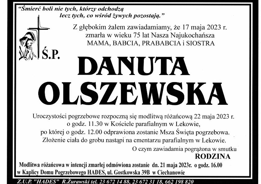DANUTA OLSZEWSKA
