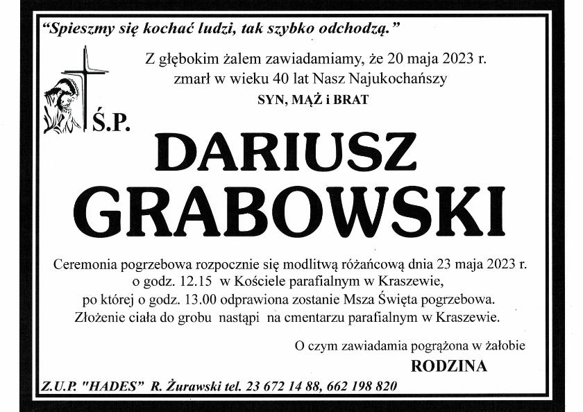 DARIUSZ GRABOWSKI